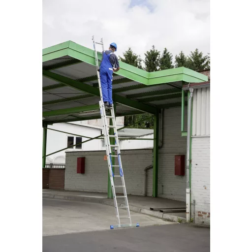 Krause 133502 Alumínium Többcélú létra Állvánnyal Munkamagasság (max.): 6.85 m Alumínium DIN EN 131 14.5 kg