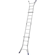   Krause 133953 Alumínium Teleszkópos létra Munkamagasság (max.): 5 m Alumínium DIN EN 131 15.5 kg