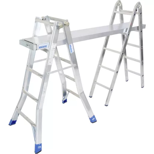 Krause 133960 Alumínium Teleszkópos létra Munkamagasság (max.): 6.05 m Alumínium DIN EN 131 18 kg