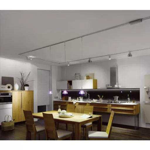 Paulmann 95150 VariLine Nagyfeszültségű sínes rendszer elemek Kötél akasztás Alumínium (csiszolt)