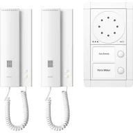   Ritto by Schneider 1891270 Kaputelefon Vezetékes Komplett készlet 2 családiház Fehér