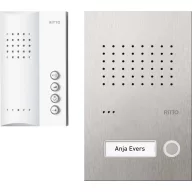   Ritto by Schneider RGE1818125 Kaputelefon Vezetékes Komplett készlet 1 családiház Fehér, Nemesacél