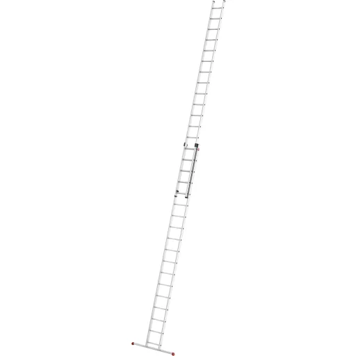 Hailo ProfiStep® duo 7218-007 Alumínium Tolós létra Munkamagasság (max.): 9.5 m Ezüst 25.6 kg
