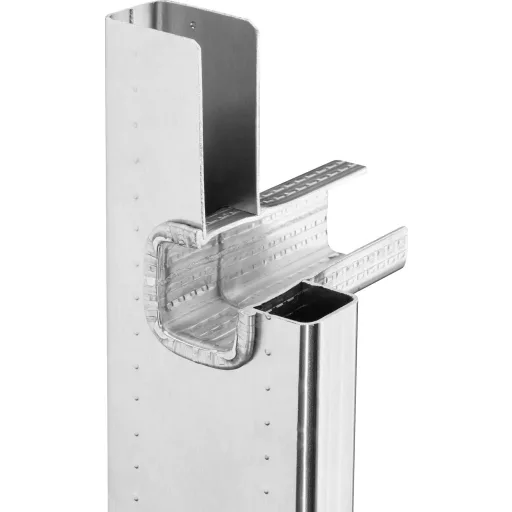 Hailo ProfiStep® duo 7218-007 Alumínium Tolós létra Munkamagasság (max.): 9.5 m Ezüst 25.6 kg