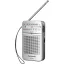 Panasonic RF-P50DEG Táskarádió URH Ezüst