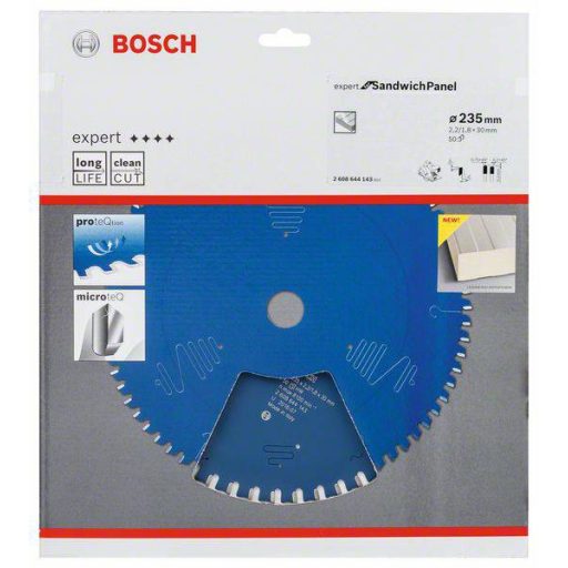 Bosch Accessories Expert for Sandwich Panel 2608644143 Körfűrészlap 235 x 30 x 1.8 mm Fogak száma (collonként): 50 1 db