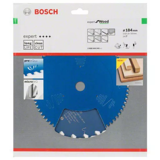 Bosch Accessories Expert for Wood 2608644041 Körfűrészlap 184 x 30 x 1.6 mm Fogak száma (collonként): 24 1 db