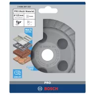  Bosch Accessories 2608201231 Gyémánt edény Legjobb az univerzális turbóhoz, 125 x 22,23 x 5 mm, sárga Best for Universal 125 mm 1 db