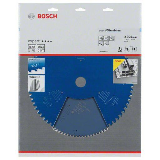 Bosch Accessories Expert for Aluminium 2608644115 Körfűrészlap 305 x 30 x 2 mm Fogak száma (collonként): 96 1 db