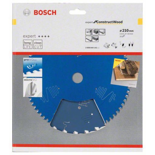 Bosch Accessories Expert for Construct Wood 2608644141 Körfűrészlap 210 x 30 x 1.3 mm Fogak száma (collonként): 30 1 db