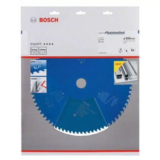 Bosch Accessories Expert for Stainless Steel 2608644282 Körfűrészlap 355 x 25.4 x 2.2 mm Fogak száma (collonként): 90 1 db