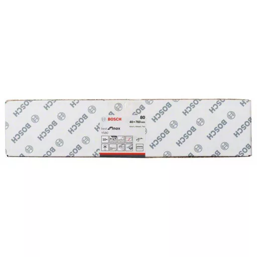 Bosch Accessories Best for Inox 2608608Z43 Csiszolószalag Szemcsézet 80 (H x Sz) 760 mm x 40 mm 10 db