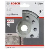   Bosch Accessories 2608601573 Gyémánt edény szabvány betonhoz, 125 x 22,23 x 5 mm Standard for Concrete 125 mm 1 db