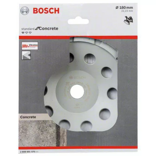 Bosch Accessories 2608601575 Gyémánt edény szabvány betonhoz, 180 x 22,23 x 5 mm Standard for Concrete 180 mm 1 db