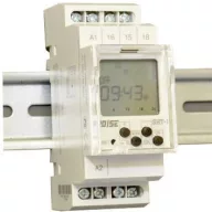   Rose LM SHT-1/UNI Időkapcsoló óra kalapsínhez SHT-1/UNI Napi program, Heti program, Véletlen kapcsolás