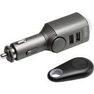   Technaxx TX-100 Autós riasztóberendezés Távirányító, Beltér felügyelet 12 V, 24 V Fekete