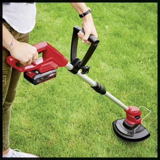 Einhell Power X-Change GC-CT 18/24 Li Solo Fűszegély nyíró Akku Akku nélkül, Állítható magasságú fogantyú, Védőkengyellel 18 V Vágási szélesség (max.): 240 mm