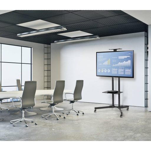 TV tartó kocsi 94 - 177,8 cm (37-70), dönthető, SpeaKa Professional SP-6646948 Base-Line