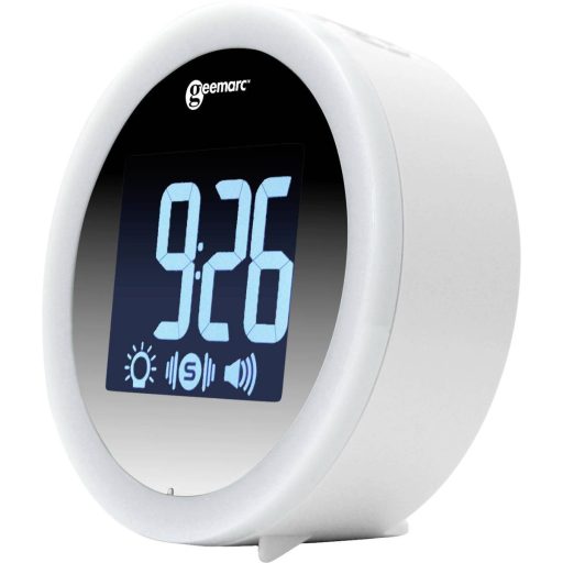 Geemarc JWNS-Star_WH_VDE Kvarc Ébresztőóra Fehér Extra hangos ébresztőhang