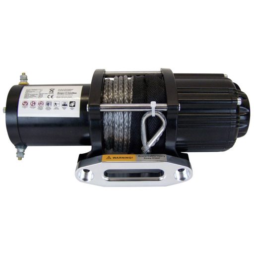 Berger & Schröter 31766 Kötélcsörlő Húzóerő (görgetve): 3150 kg Vezeték nélküli távirányító