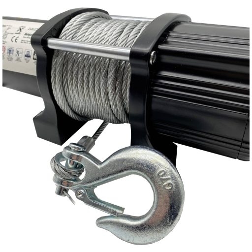 Elektromos kábelcsörlő 12 V 3150 kg acélkábel, Berger & Schröter 31767