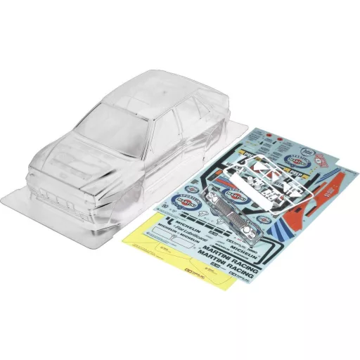 Tamiya 51401 1:10 Karosszéria Lancia Delta HF Integrale 186 mm Lakkozatlan, nem kivágott
