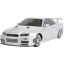 Tamiya 1:10 RC modellautó Elektro Közúti modell Nismo R34 GT-R Z-Tune Brushed 4WD építőkészlet TT-02D