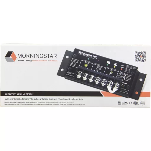 Morningstar SunSaver SS-10L 12V Napelem töltésszabályozó PWM 12 V 65 A