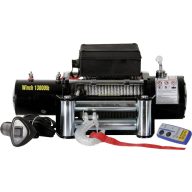   Berger & Schröter 31807 Kötélcsörlő Húzóerő (görgetve): 11800 kg Vezeték nélküli távirányító, Hengeres kötélvezetővel, Vezetékes távirányító