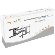   My Wall HP 45 L TV fali tartó Alkalmas hajlított TV-khez, Változtatható faltól való távolság 127,0 cm (50) - 254,0 cm (100) Dönthető, Kihúzható, Csuklóval