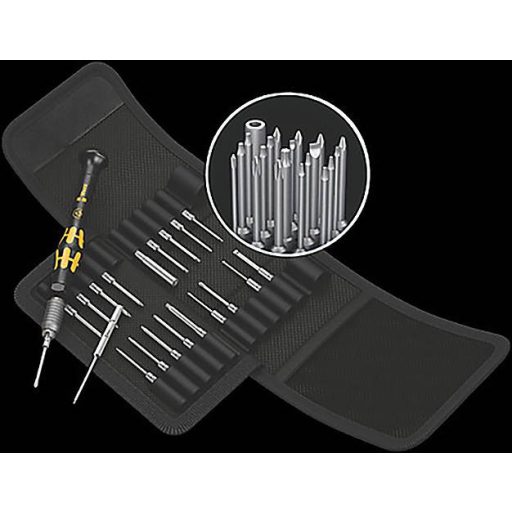 Wera Kraftform Kompakt Micro 21 ESD 1 ESD Bit csavarhúzó 5/32 (4 mm) HIOS, 5/32 (4 mm) Halfmoon 44 mm