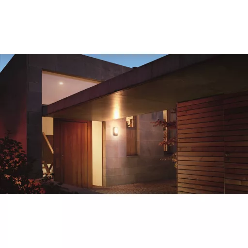 Steinel AUSSENLEUCHTE L 12 S ANT 657819 Kültéri fali lámpa mozgásérzékelővel LED E27 60 W Antracit