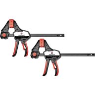   Egykezes szorítók, 150 x 85 mm, 2 részes készlet TOOLCRAFT 1544398-2 Szorítási szélesség (max.):150 mm Visszavonás:85 mm