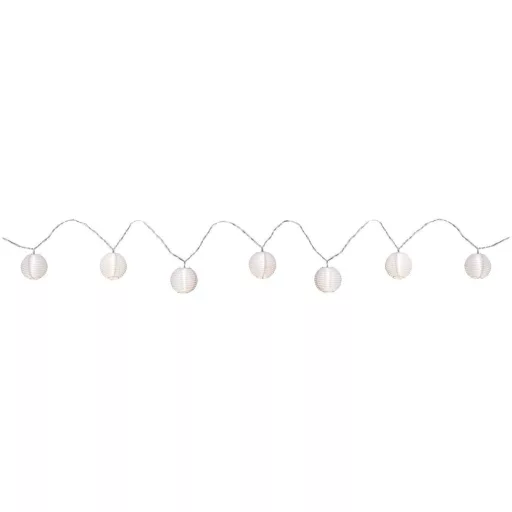 Paulmann 94166 Motívumos fényfüzér Lampion Elemekről üzemeltetett Fényforrások száma 7 LED Melegfehér