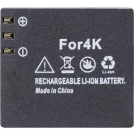   GoXtreme Vision 1050 Kamera akku Megfelelő eredeti akku (kamera) Vision 1050 3.7 V 1050 mAh