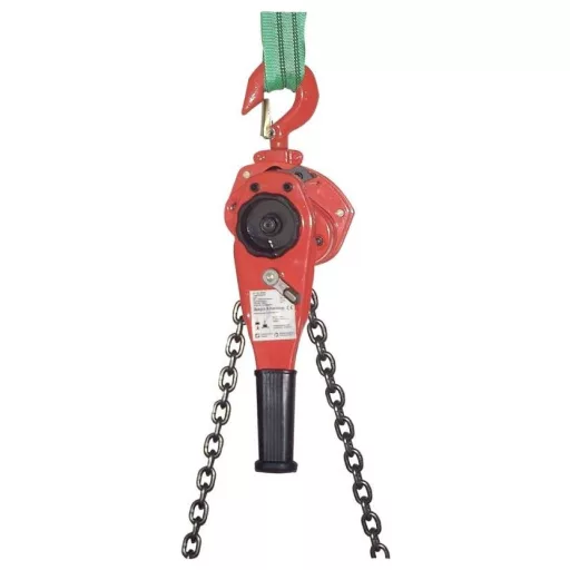 Berger & Schröter 60589 Kettős racsnis láncos csörlő Teherbírás (vezetőgörgő nélkül) 1000 kg