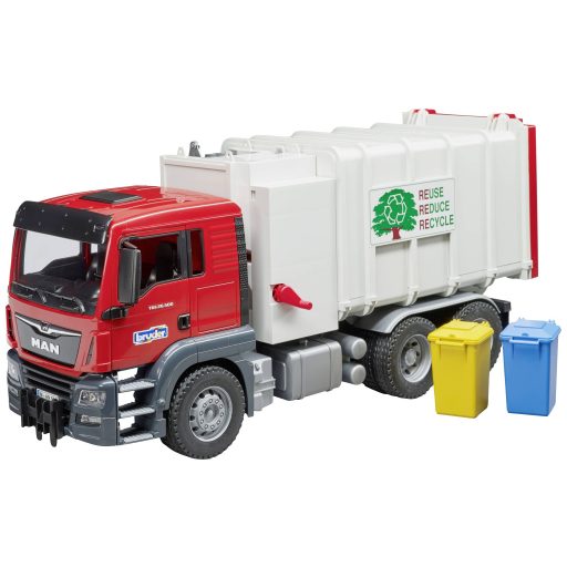 Oldalrakodós szemetesautó MAN TGS, Bruder 3761