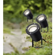   LED-es kerti fényszóró készlet GU10 10,5 W, 3 részes, fekete, Paulmann 98897