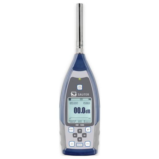 Adatgyűjtős zajszintmérő 22 - 136 dB 3 Hz - 20 kHz, Sauter SW 1000
