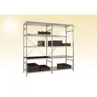   Manuflex RB1115 Polc alapmodul 100 kg (Sz x Ma x Mé) 97 x 2 x 30 cm Acél Cinkezett Ónozott Fém padló