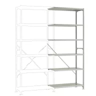   Manuflex RM3191 Polc ráépíthető modul 100 kg (Sz x Ma x Mé) 97 x 2.5 x 40 cm Acél Cinkezett Ónozott Fém padló