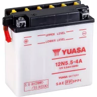   Motorkerékpár elem Yuasa 12N5.5-4A 12 V 5.5 Ah A következő modellekhez Motorkerékpárok, Motoros rollerek, Quadok, Jetski, Hómobil, Fűnyíró traktor
