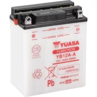   Motorkerékpár elem Yuasa YB12A-A 12 V 12 Ah A következő modellekhez Motorkerékpárok, Motoros rollerek, Quadok, Jetski, Hómobil, Fűnyíró traktor