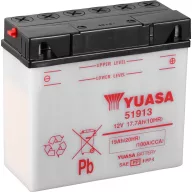   Yuasa 51913 Motorkerékpár akku 12 V 19 Ah Pólustípus: Csavaros csatlakozó típusa 10