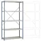 Manuflex RP1017.5021 Polc alapmodul 100 kg (Sz x Ma x Mé) 97 x 2 x 30 cm Acél Porbevonatos Vízkék Fém padló