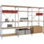 Manuflex RB2108 Polc alapmodul 200 kg (Sz x Ma x Mé) 97 x 2 x 50 cm Acél Cinkezett Ónozott Fa padló