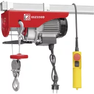   Holzmann Maschinen ESZ250D_230V Elektromos csörlő Teherbírás (vezetőgörgővel) 250 kg Teherbírás (vezetőgörgő nélkül) 125 kg