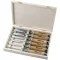 Favéső készlet fadobozban, 6 részes, 6, 10, 12, 18, 25, 32 mm, Bahco 425-083