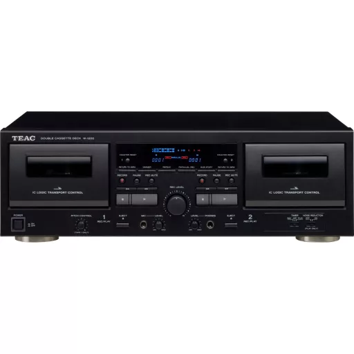 Tape deck TEAC W-1200 Fekete