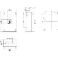   Megszakítók Fekete 3 pólusú 35 mm² 63 A 690 V/AC Siemens 3LD25667UB01